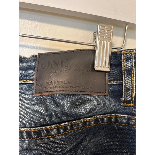 NWT One Teaspoon Sz 26 Blue Milk Freebird II Distressed Low Waist Boyfriend Jean - Image 5