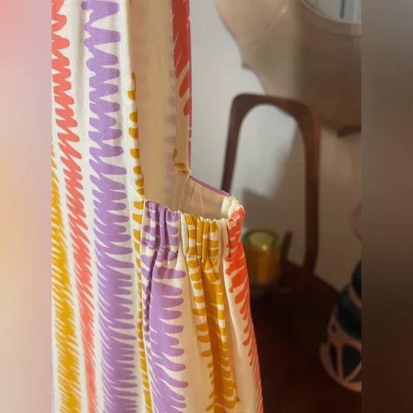 Compañía Fantástica Sleevelss Multicolor Dress V-Neck Colorful Playful Vacation - Image 6