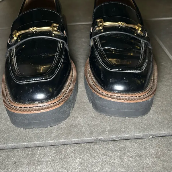 Sam Edelman Laurs Black Chunky Platform Lug Sole Loafers Women’s Shoe Size 8.5 - Image 5