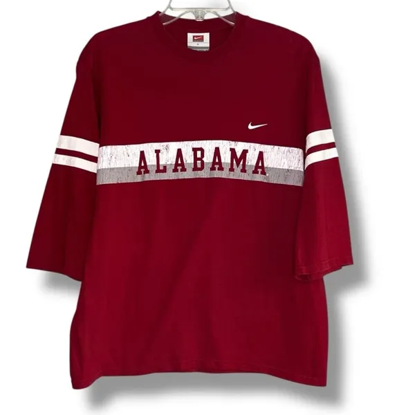 Nike Alabama Crimson Tide jersey style varsity T-shirt small - Image 2