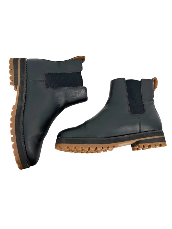 Madewell Ivy Chelsea Boots Lug Sole Black Leather Size 7.5 Utilitarian Grunge - Image 4