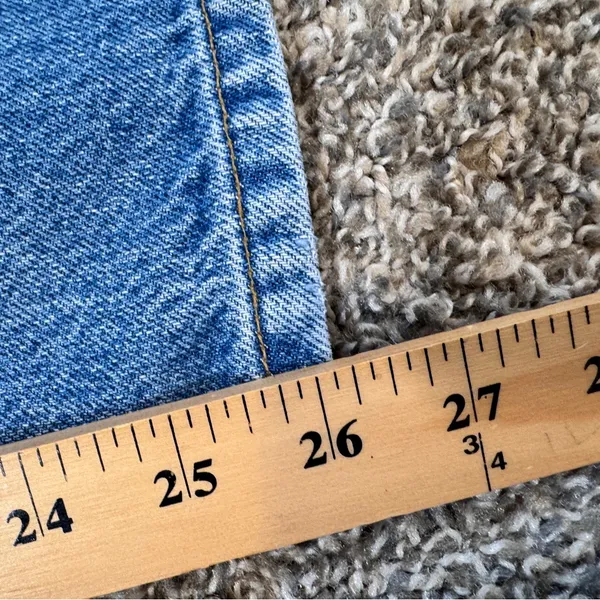 Reformation Blue Julia Crop High Rise Cigarette Jeans Womens 25 Denim Fall - Image 2