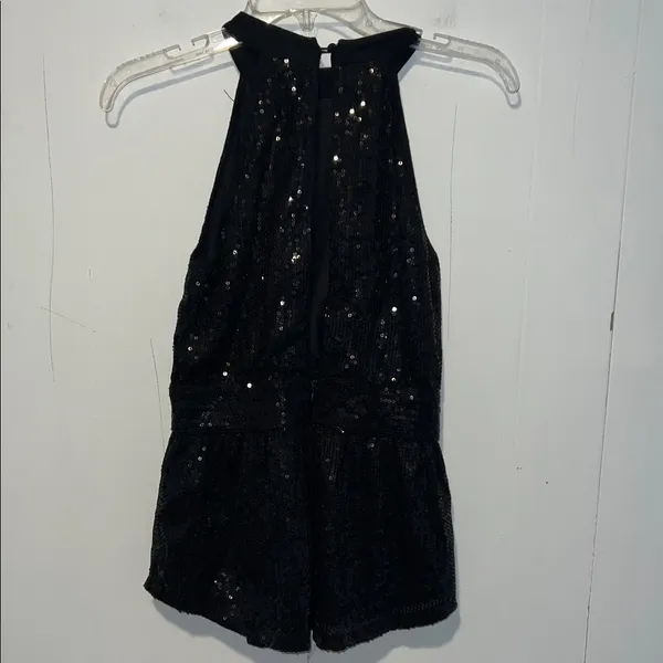 BKE Black Sequin Halter B - Image 2