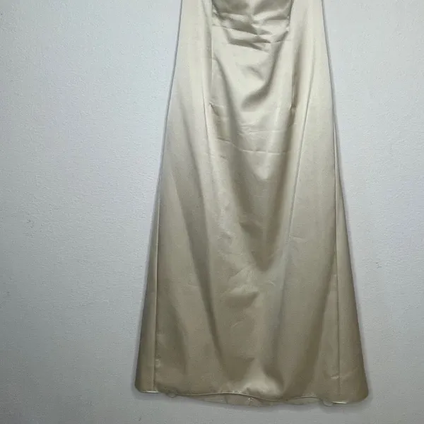 Vintage ABS Evening Strapless Dress Size 12 - Image 5