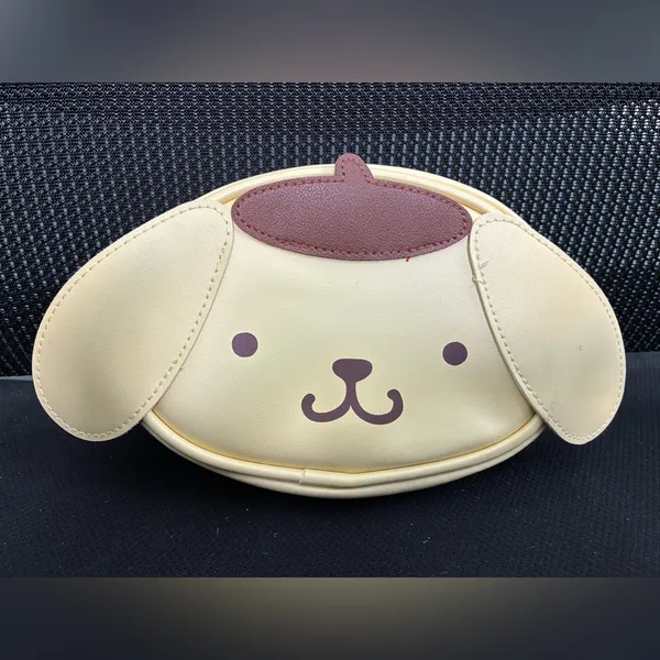 Sanrio Pompompurin Pouch Miniso Makeup Mini Bag With Strap Kawaii J-Fashion - Image 2