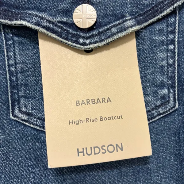 Hudson Barbara‎ High-Rise Bootcut w/ Flap Jeans Sz.24 NWT - Image 12