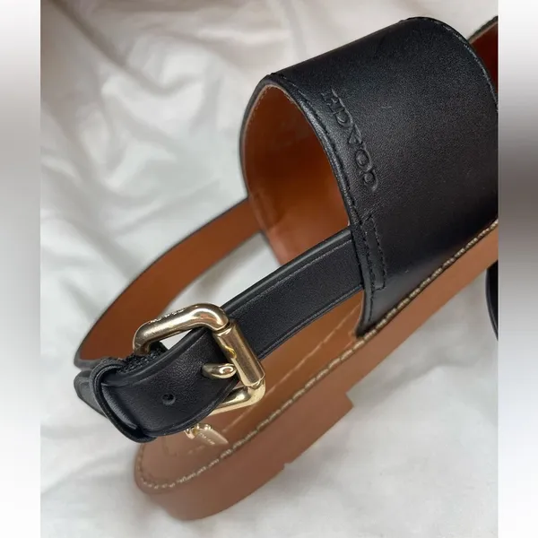 Coach black sandals - Image 5