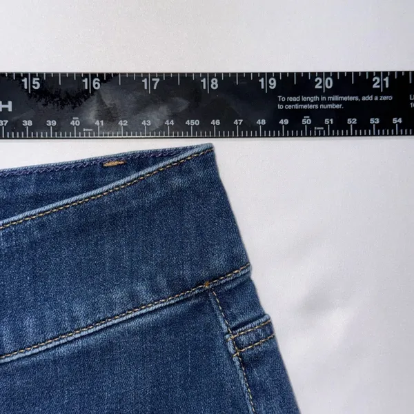 Lane‎ Bryant Jeans Womens 18 Blue High Rise Wide Leg Signature Fit Denim - Image 7