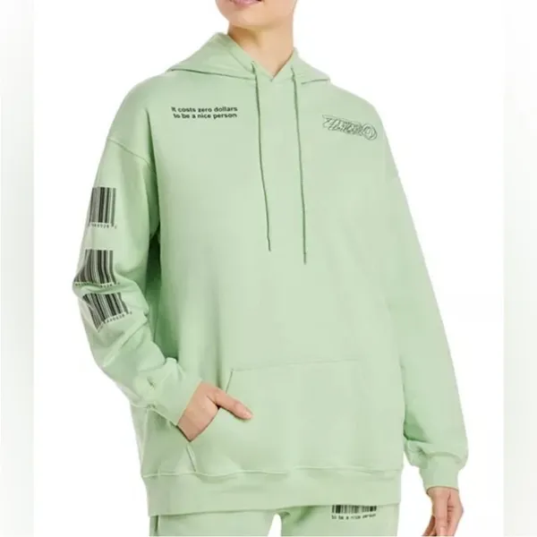 THE MAYFAIR GROUP: It Costs Zero Dollars to‎ be a Nice Person Hoodie one size - Image 4