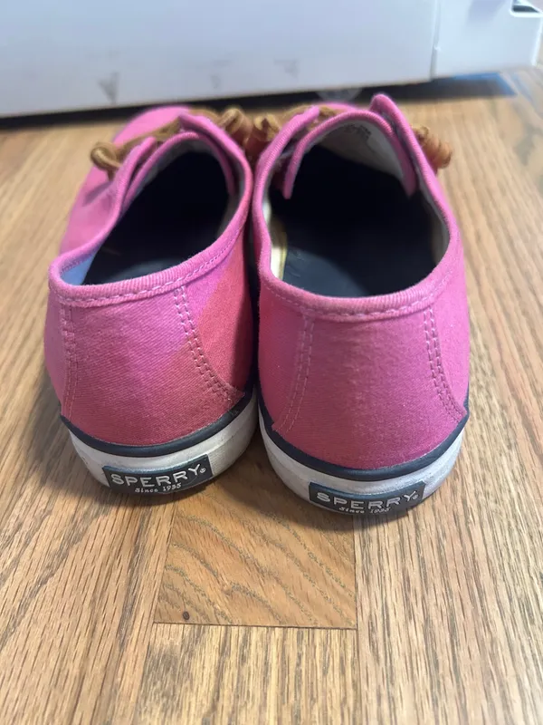 Sperry Top Slider Magenta Tennis Shoes - Image 3