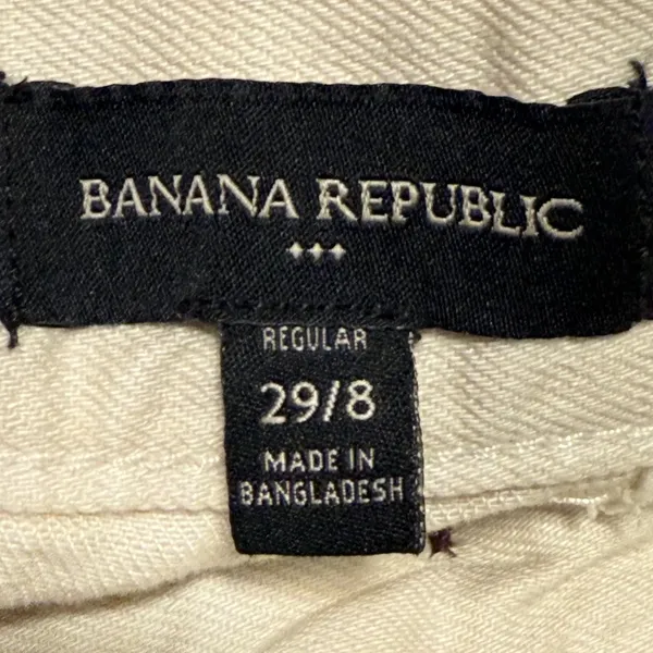 Banana Republic Beige Utility High Rise Cargo Pants‎ Size 34 (measures 29/8) - Image 6