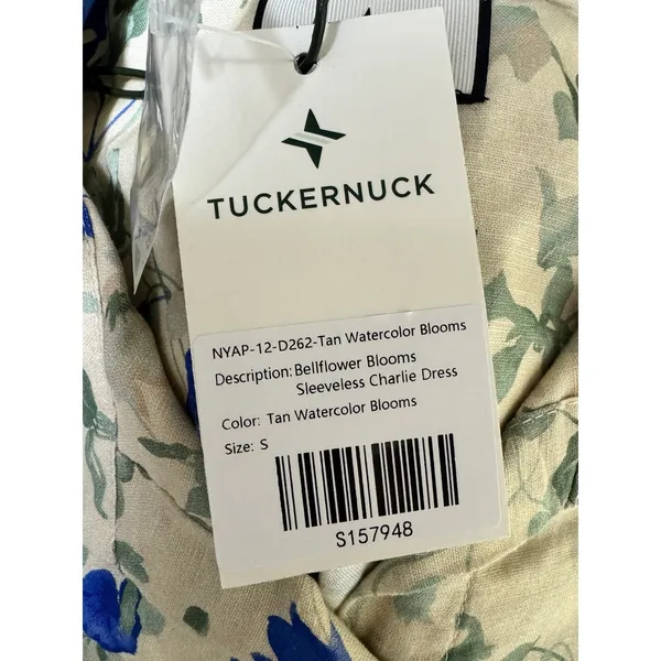 TUCKERNUCK Bellflower Blooms Sleeveless Charlie Dress Women's‎ Size Small - Image 9