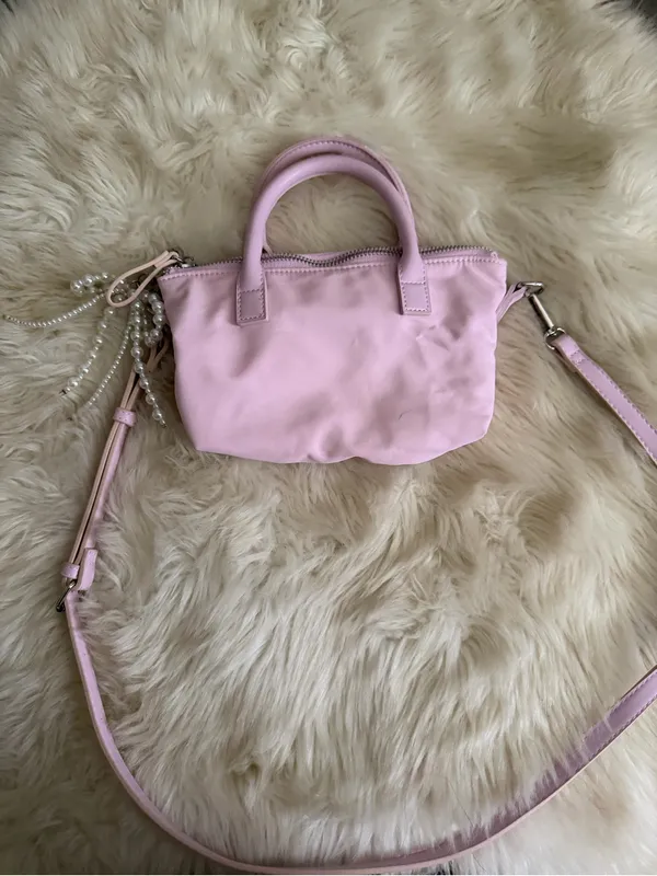 ZARA Pink Mini Top-Handle Crossbody Bag - Image 2