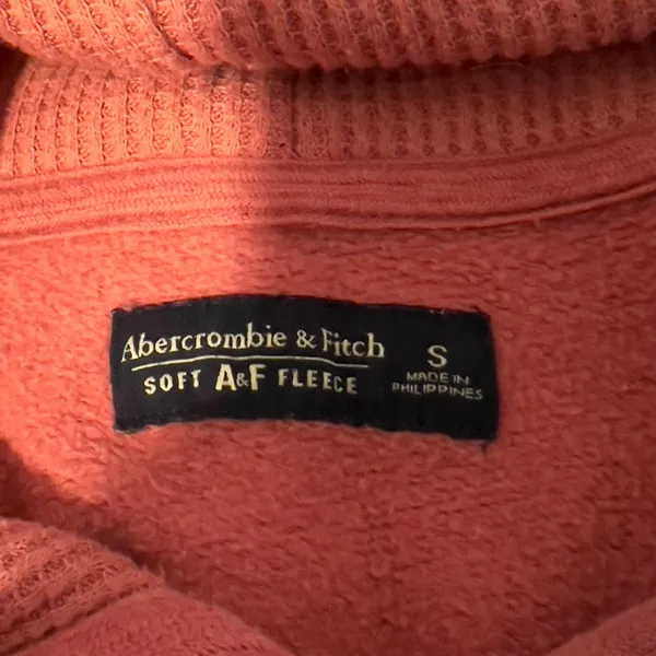 Abercrombie & Fitch Soft A&F Fleece Long Sleeve Hoodie L33 52525 - Image 3