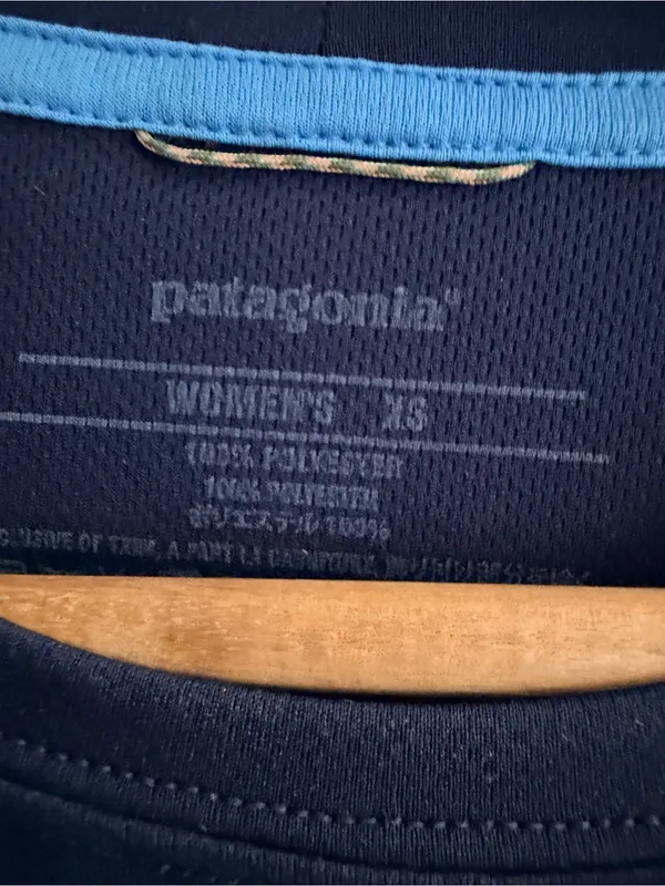 Patagonia Navy Blue Performance Tee - Image 3