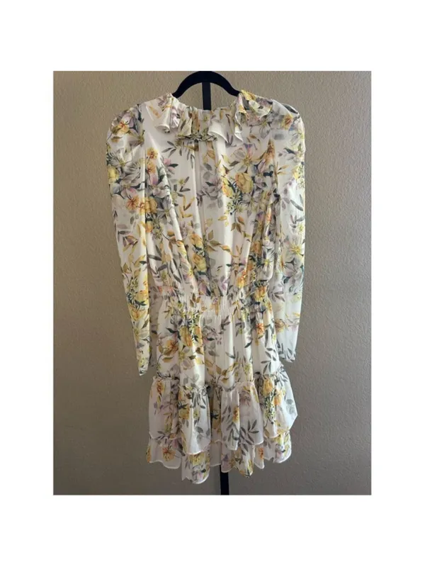 Generation Love Bella Dress in Marigold Bloom White Size S - Image 3