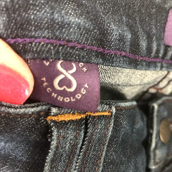 NYDJ bootcut dark wash jeans women’s‎ size 14WP. Dark wash double belt loops - Image 8