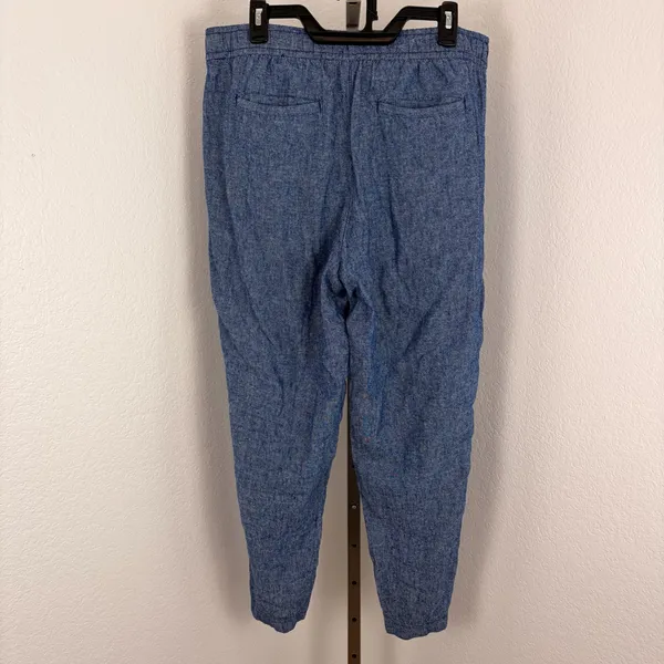 Old Navy high-waisted linen-blend cropped tapered pants - Image 7