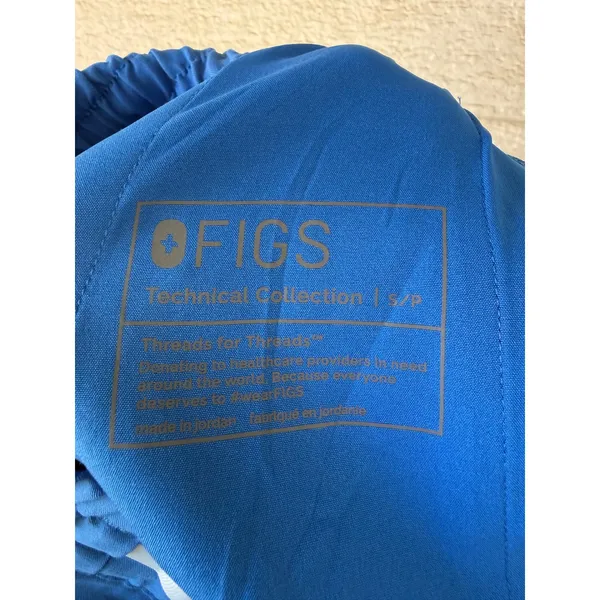 FIGS High Waisted Relaxed Jogger Scrub Pants Royal Blue Womens Size Small Petite - Image 7