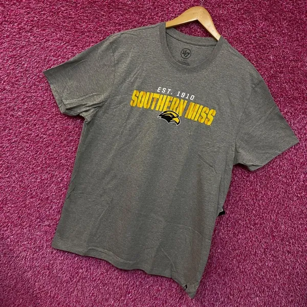 Southern Miss College Football Grey Tshirt size Extra Large - Image 3