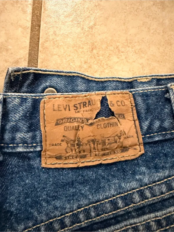 Vintage Levi’s Made in USA Denim Maxi Skirt - Image 8