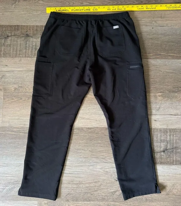 FIGS Technical Collection Black Scrub Pants - Image 5