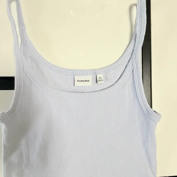 🦋 Aritzia Sunday Best Lundi Tank • XS (Like New!) - Image 11