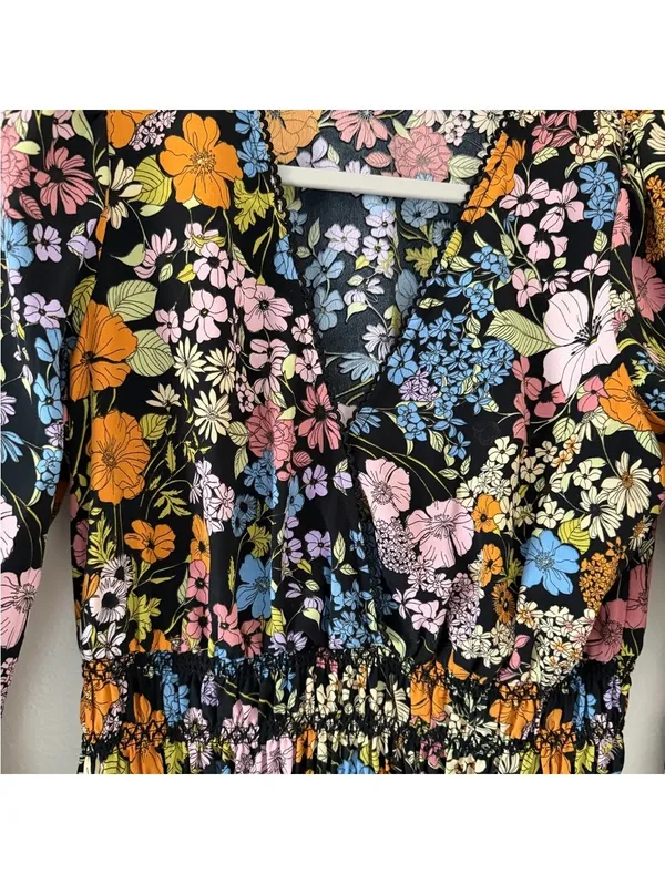 WAYF by Anthropologie Romantic Boho Whimsigoth Long Sleeve Mini Dress size small - Image 10