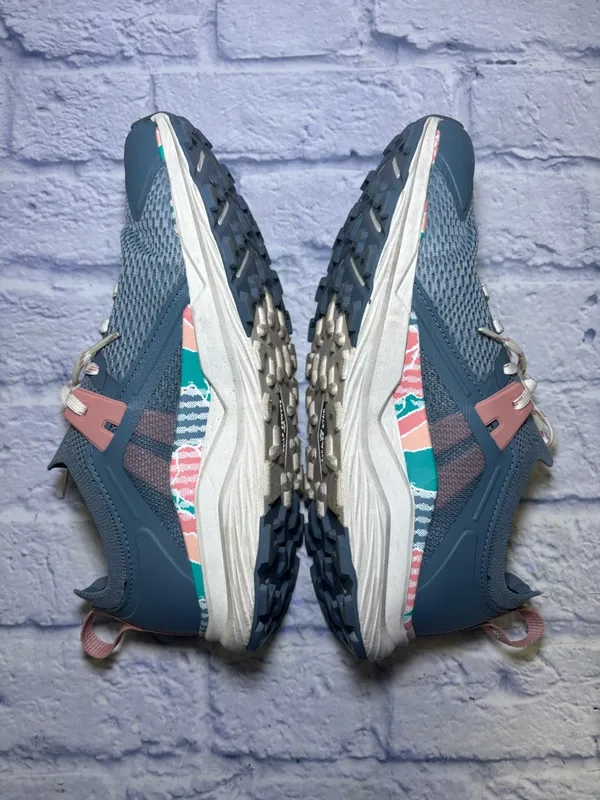 North Face Women's Vectiv Hypnum Gray Pink Hiking Shoes Size 9 Running Walking - Image 11