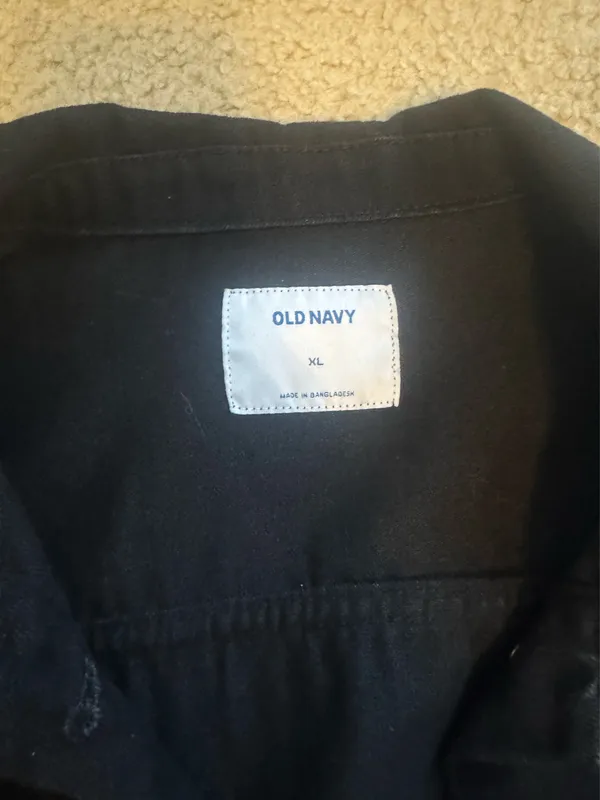 Black Old Navy Jean Jacket  - Image 2