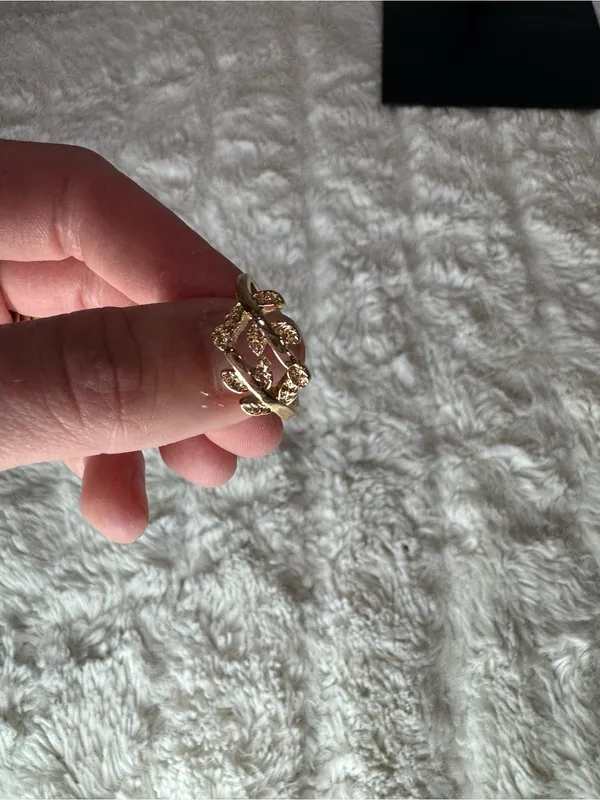 Gold Leaf Wrap Ring - Women Jewelry - Image 7