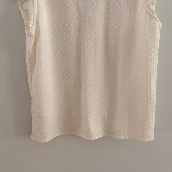 J. Crew Cream Textured V-Neck Tank Top - Image 10