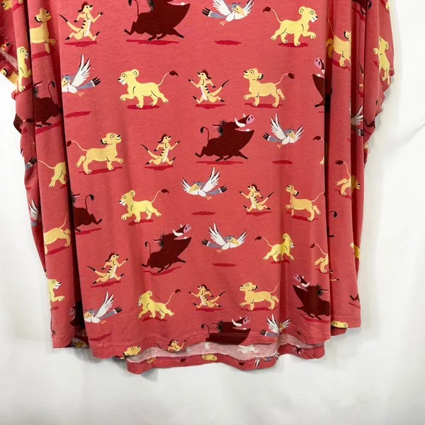 Nite Nite Disney Plus‎ Size 1X Pajama Set Off to Sleep We Go Lion King 1783 - Image 4