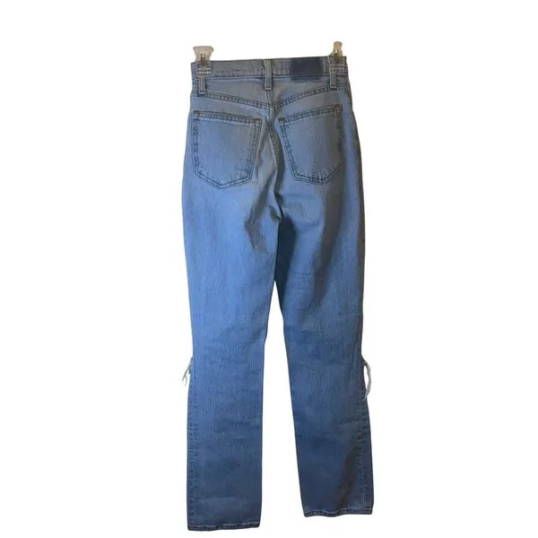 Abercrombie Curve Love 90s Straight Jeans Womens 23 Ultra‎ High Rise - Image 2