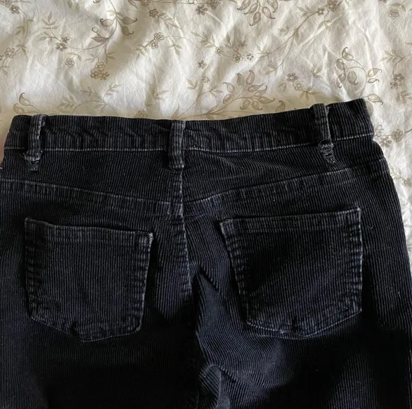 John Galt Black Corduroy Pants - Image 2