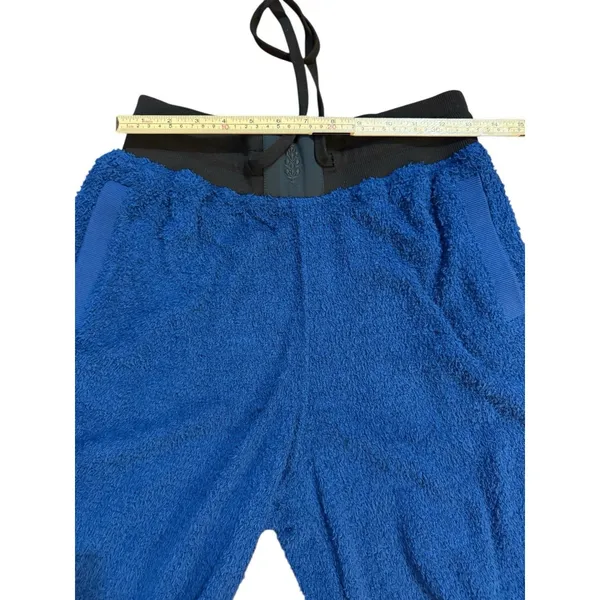 Free People Movement Blue Cuddle UpFleece Tie‎ Waist Cozy Pants Joggers Sz S - Image 6