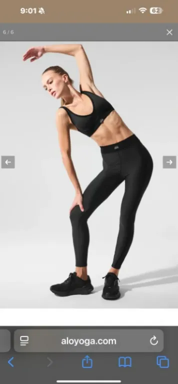 alo Airlift High-Waist 7/8 Line Up Legging small - Image 3
