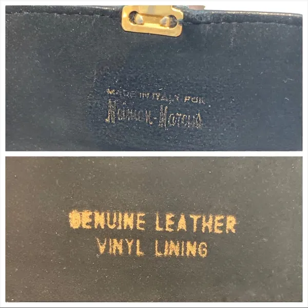 Vintage Exclusively for Black Genuine Leather Fold-open Wallet - Image 7
