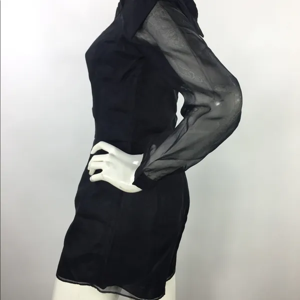Dazy Silk Romper Black Sz XS - Image 12