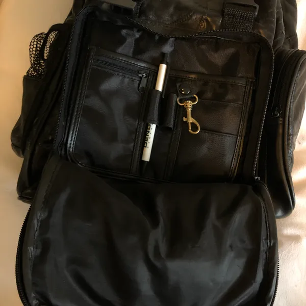 Wilson's Leather Genuine Leather Black Backpack - Image 6