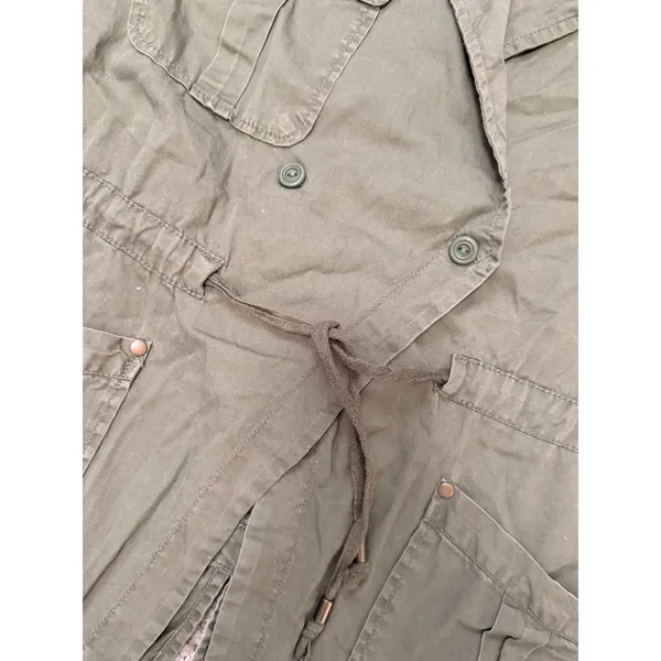 Utilitycore Cargo Vest Olive Green Safari Workwear Multi Pocket Black Rainn M - Image 8