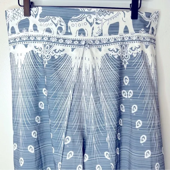 Women’s Elephant‎ Grey Wide Leg Slit Pants Size L/XL - Image 8