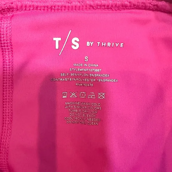 T/S by Thrive small bubble active skirt lined skort SK2 3646 Pink - Image 2
