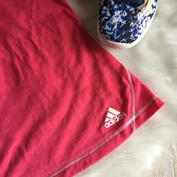 Adidas Hot Pink Supernova Cru Tee - Image 2