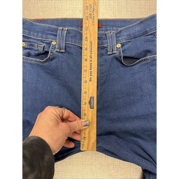Seven7 Seven For‎ All Women's Blue High Rise Bootcut Flare Denim Jeans Pants Sz 28 - Image 4
