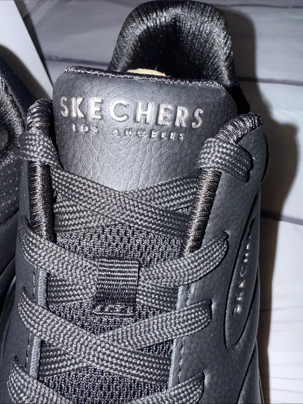 Skechers Women’s Uno Savvy Debon Air Black Athletic Street Sneaker - Image 10