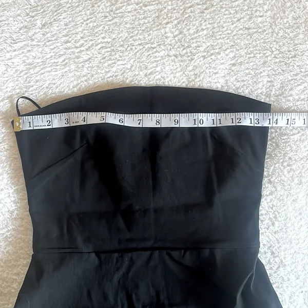 Vesper Strapless Bodycon Maxi Dress‎ Black Size 4 $128 - Image 3