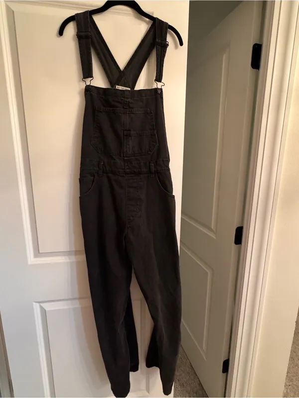 Free People We The‎ Free Black Denim Women's Overalls - Image 2
