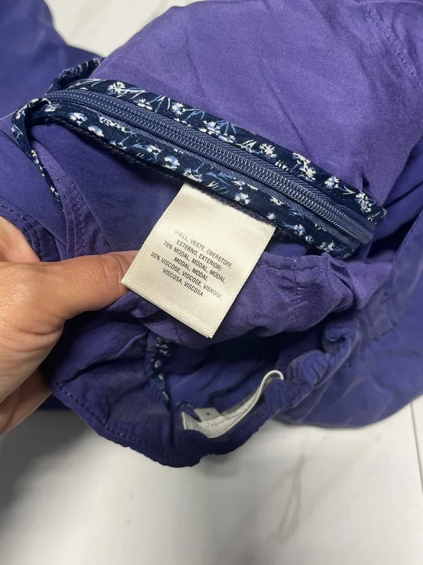 NWT Anthropologie Cupro Wrap Trouser Pant blue purple modal blend size small - Image 6