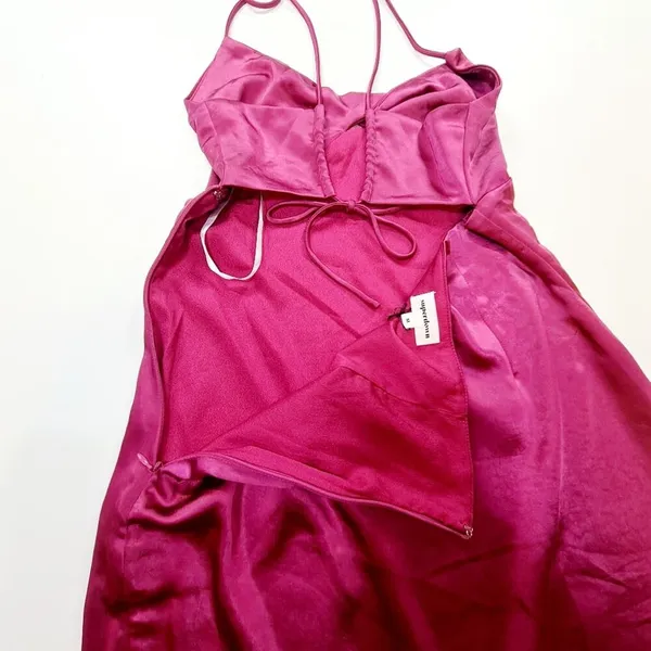 Superdown Julieta Mini Dress in Magenta Medium - Image 10